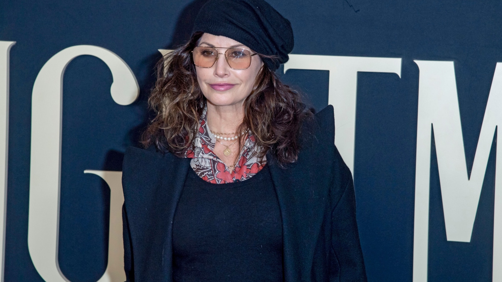 NEW YORK, NY - DECEMBER 01: Gina Gershon attends "Nightmare Alley" World Premiere at Alice Tully Hall, Lincoln Center on December 01, 2021 in New York City.