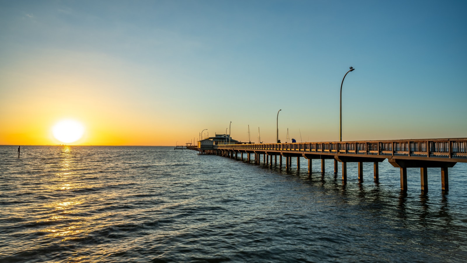 A Sunset View at Fairhope, Alabama