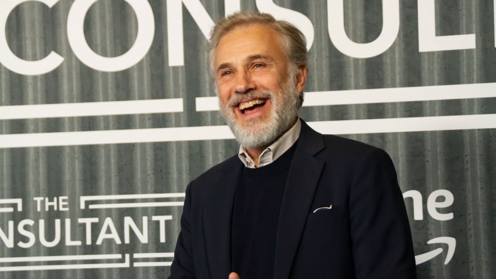 Christoph Waltz arrives at the Culver Theater at the Amazon Studios in Culver City, CA on Feb. 13, 2003 for the premiere of "The Consultant" on Feb. 13, 2023.