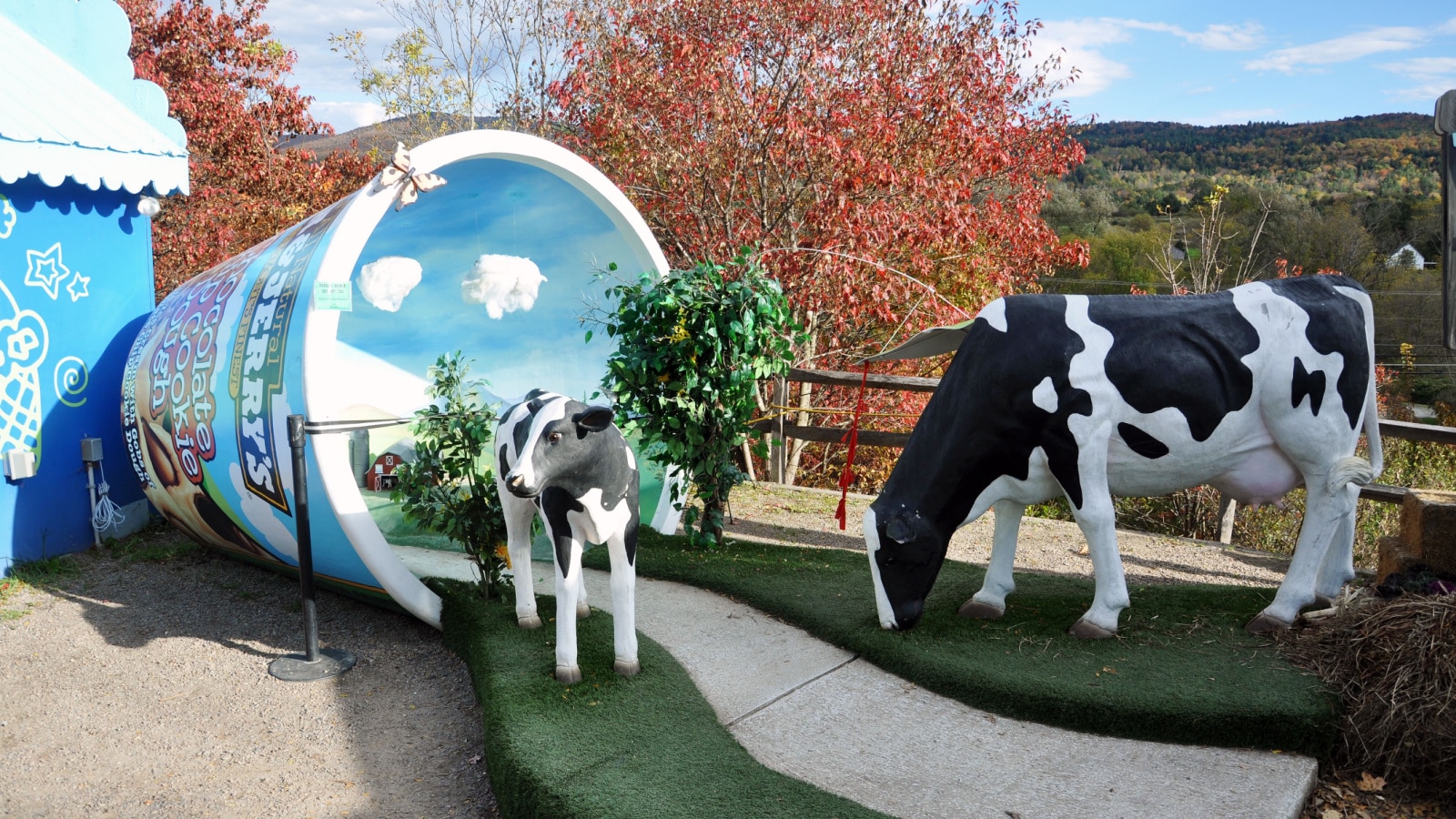 WATERBURY, VT, USA - OCT 10: Ben & Jerry's Ice Cream Factory on October 10th, 2010 in Waterbury, Vermont, USA.