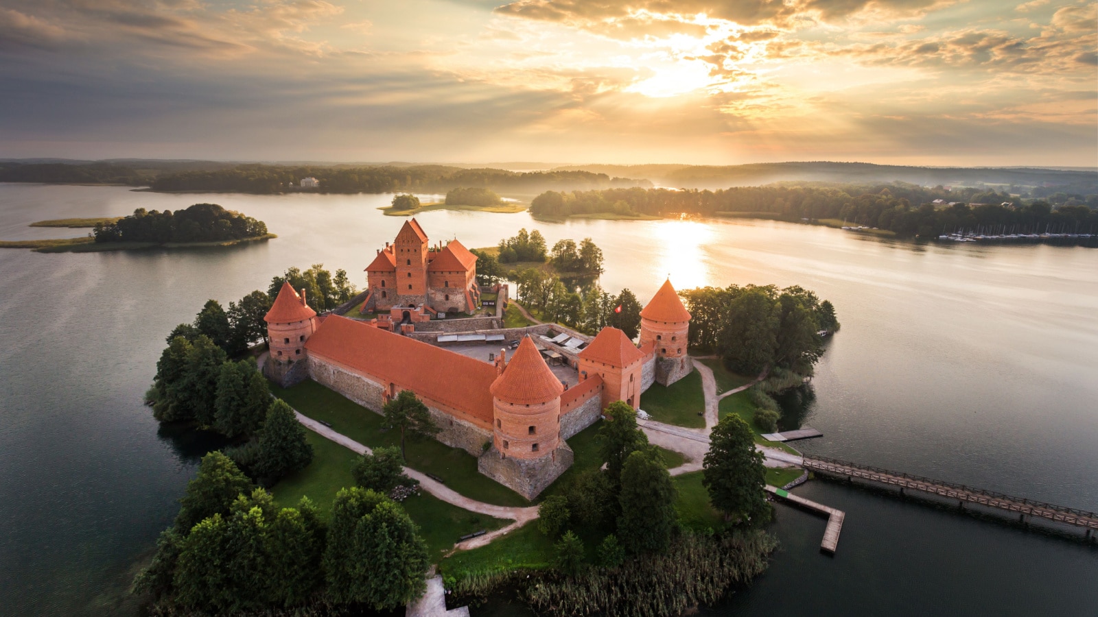 Trakai castle in Litaunia