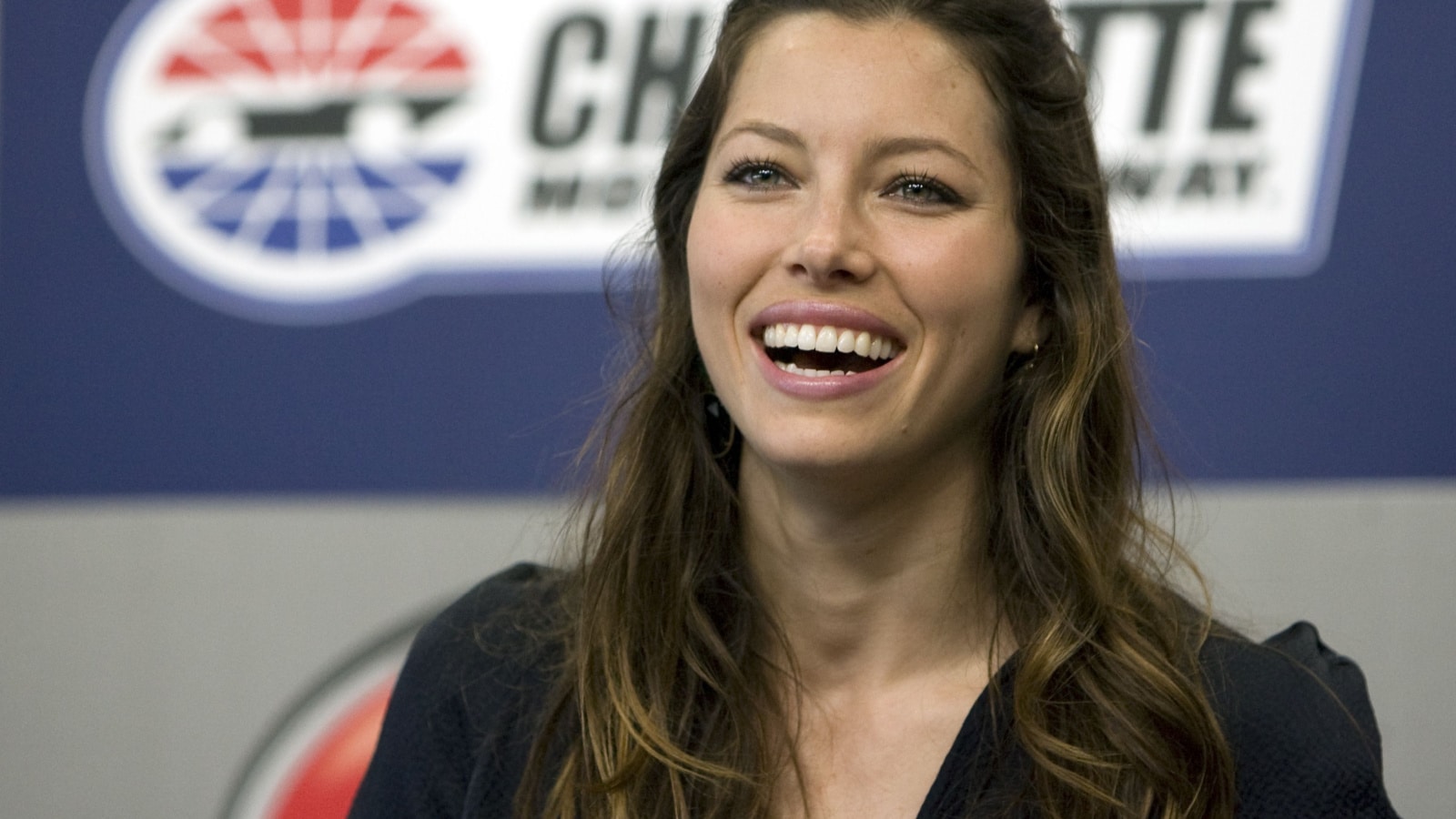 CONCORD, NC - MAY 30: Jessica Biel, actress from the new movie The A-Team, during a press conference before the Coca-Cola 600 Race at the Charlotte Motor Speedway in Concord, NC on May 30, 2010