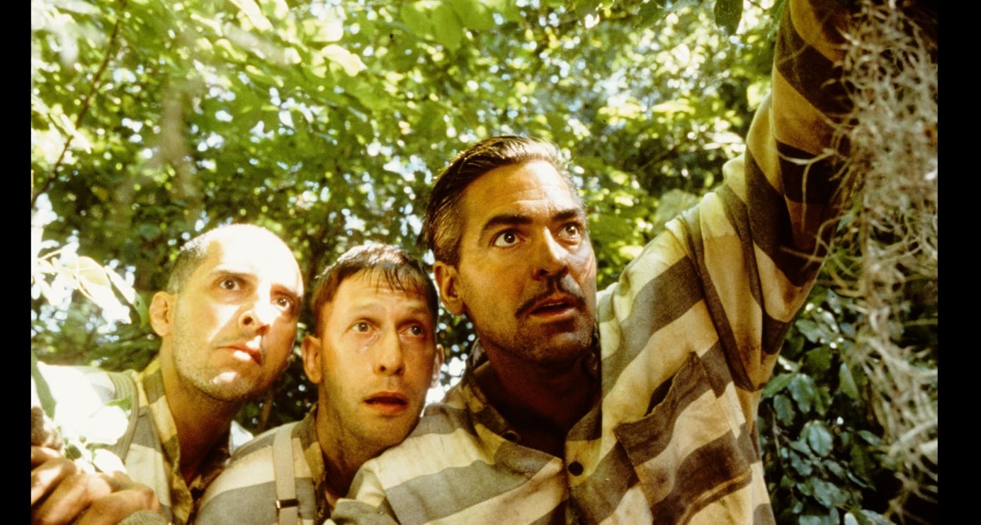 George Clooney, John Turturro, and Tim Blake Nelson in O Brother, Where Art Thou? (2000)