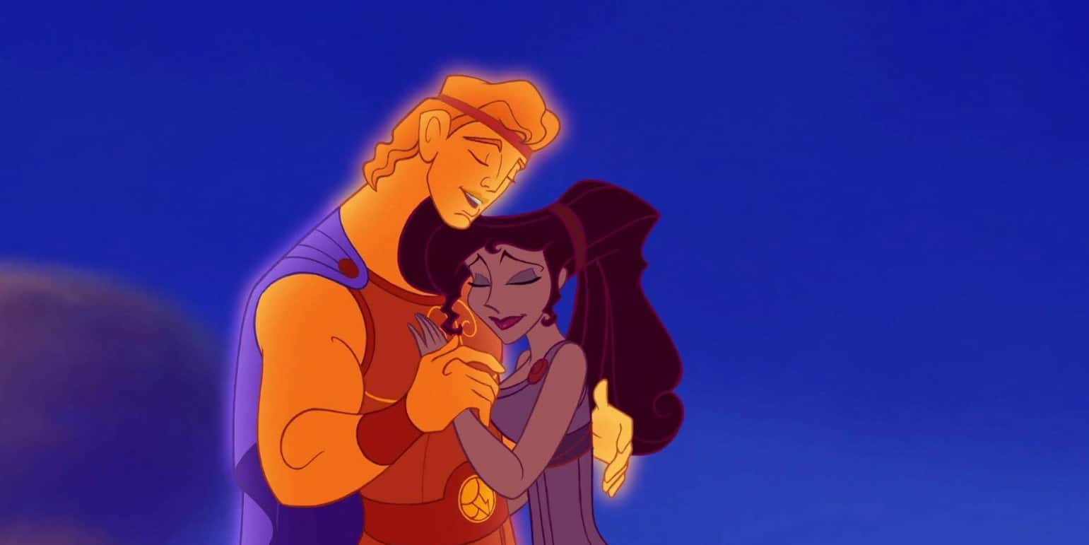 Tate Donovan and Susan Egan in Hercules (1997)