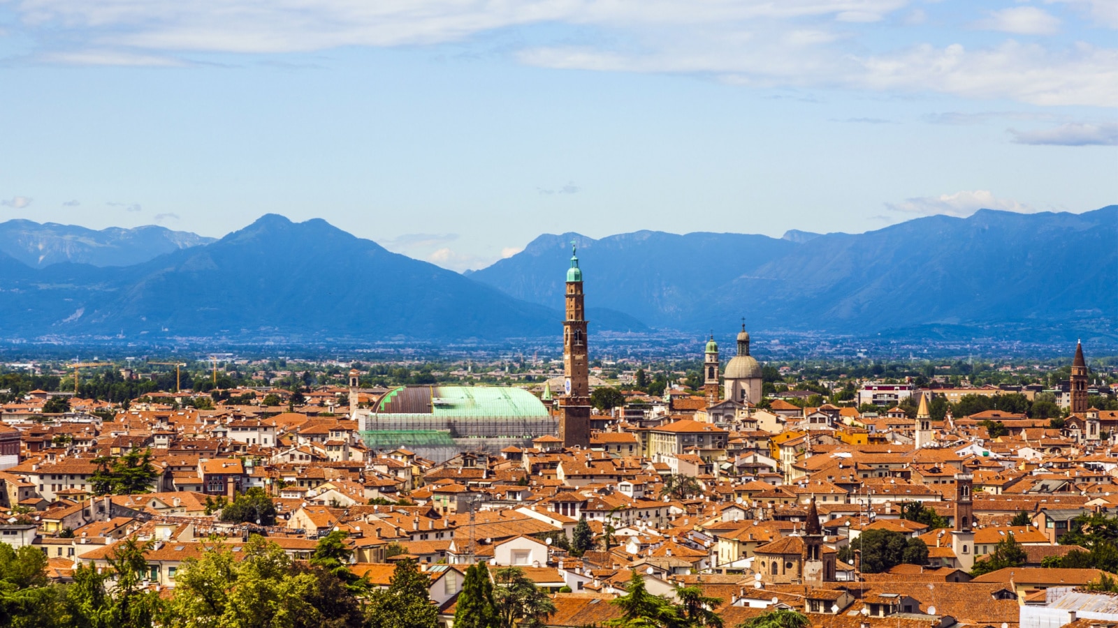 Vicenza, Italy, city of architect Palladio