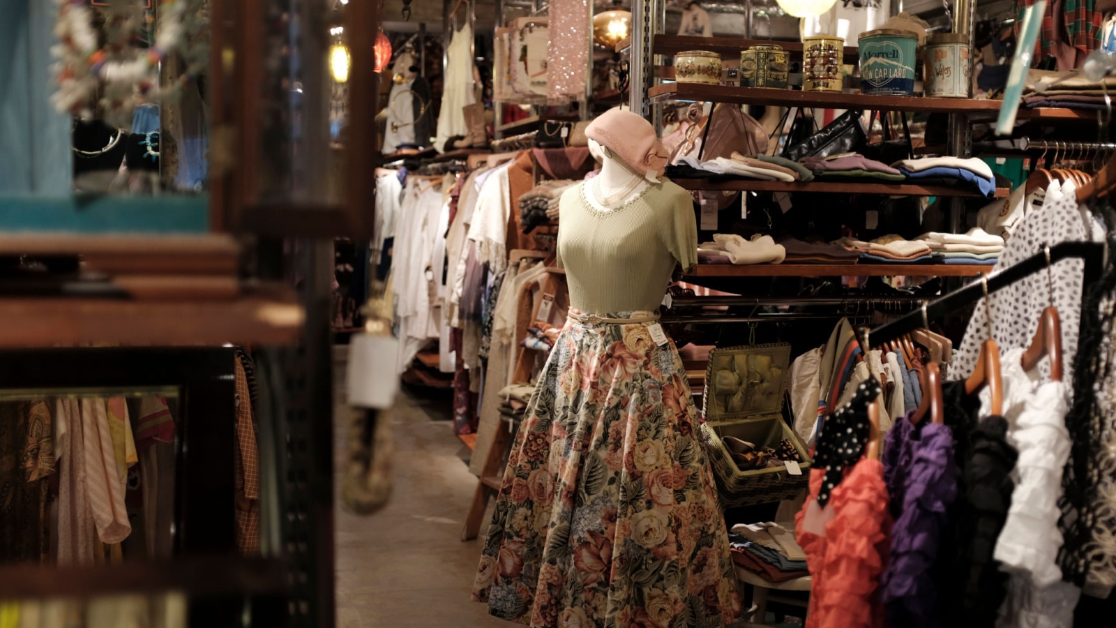 Nagoya, Japan - June 2019 : A beautiful vintage clothing store in Nagoya.