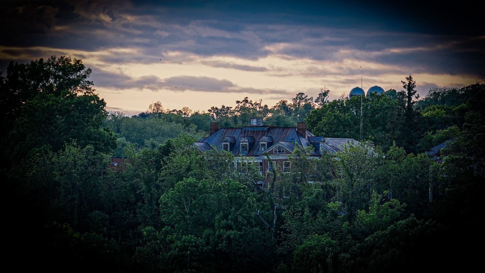 Fairlawn, Virginia , United States of America 5-6-2023 St. Albans historical landmark sanitarium and haunted house attraction