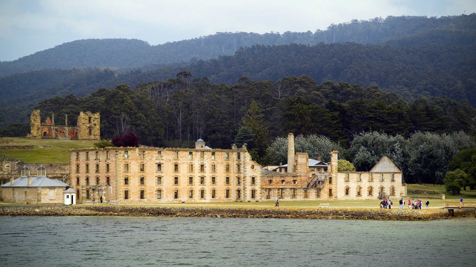 One of Port Arthur's largest buildings, Tasmania, Australia.