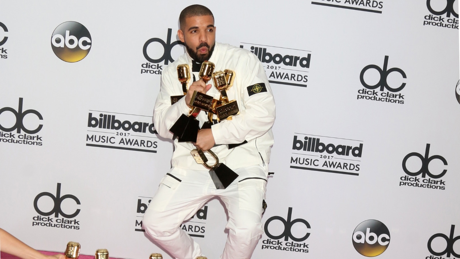 LAS VEGAS - MAY 21: Drake at the 2017 Billboard Awards Press Room at the T-Mobile Arena on May 21, 2017 in Las Vegas, NV