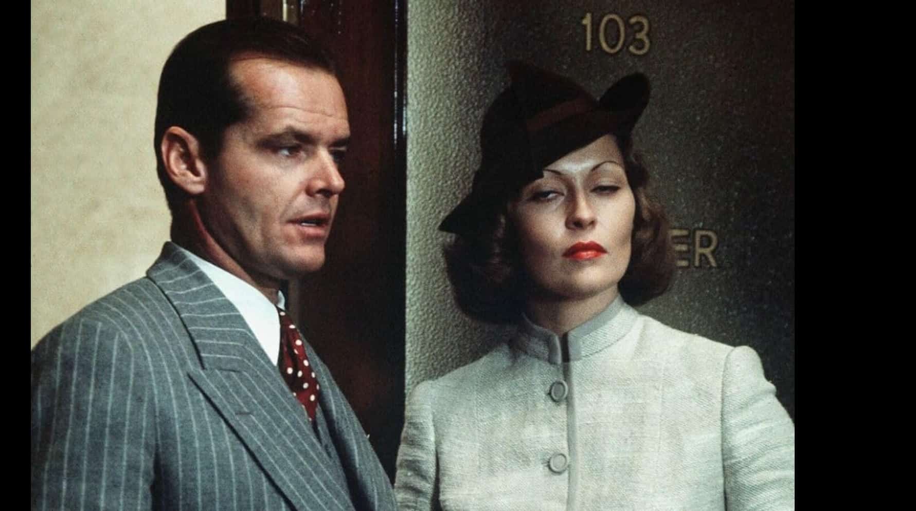 Jack Nicholson and Faye Dunaway in Chinatown (1974)