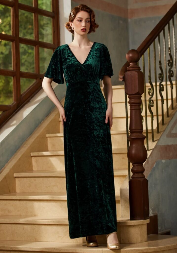 The Velvet Enchantment Gown
