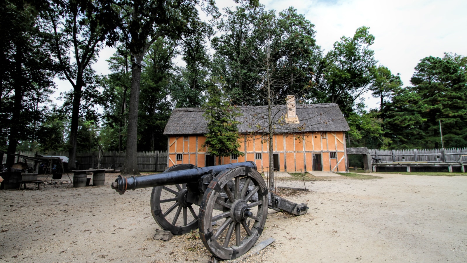 Historical Jamestown Virginia Cannons