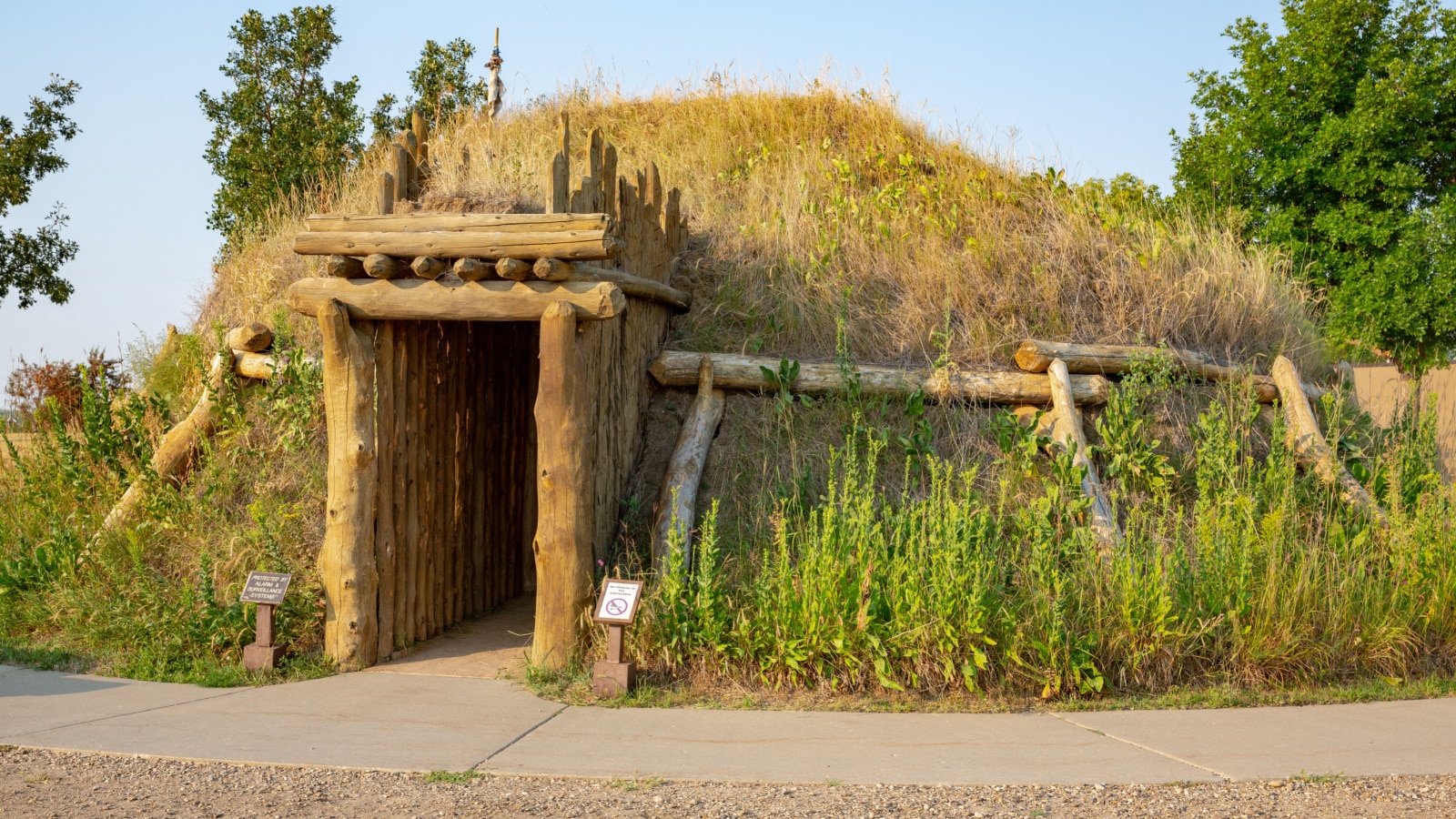 Knife River Indian Villages National Historic Site in North Dakota, USA