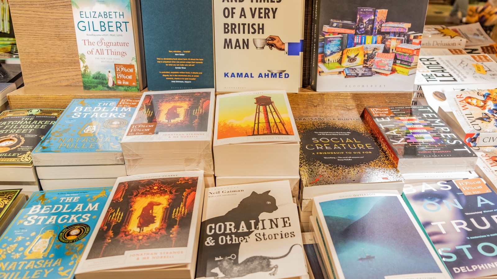 HONG KONG - February, 2018: Books in a book store.