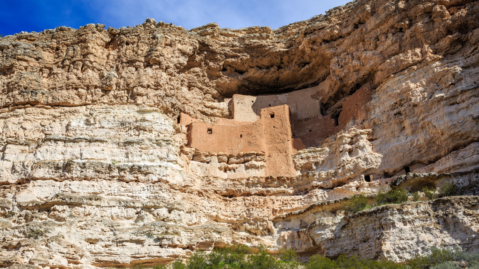 Montezuma Castle Ancient Ruins at Montezuma Castle National Monument in Arizona