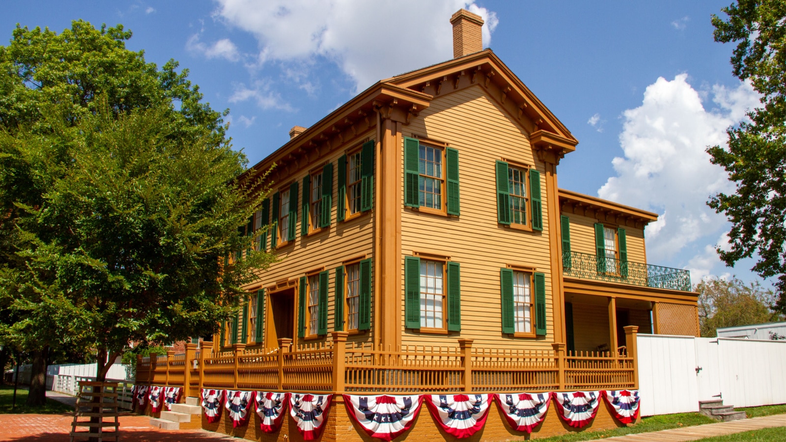 Abraham Lincoln's home in Springfield, Illinois