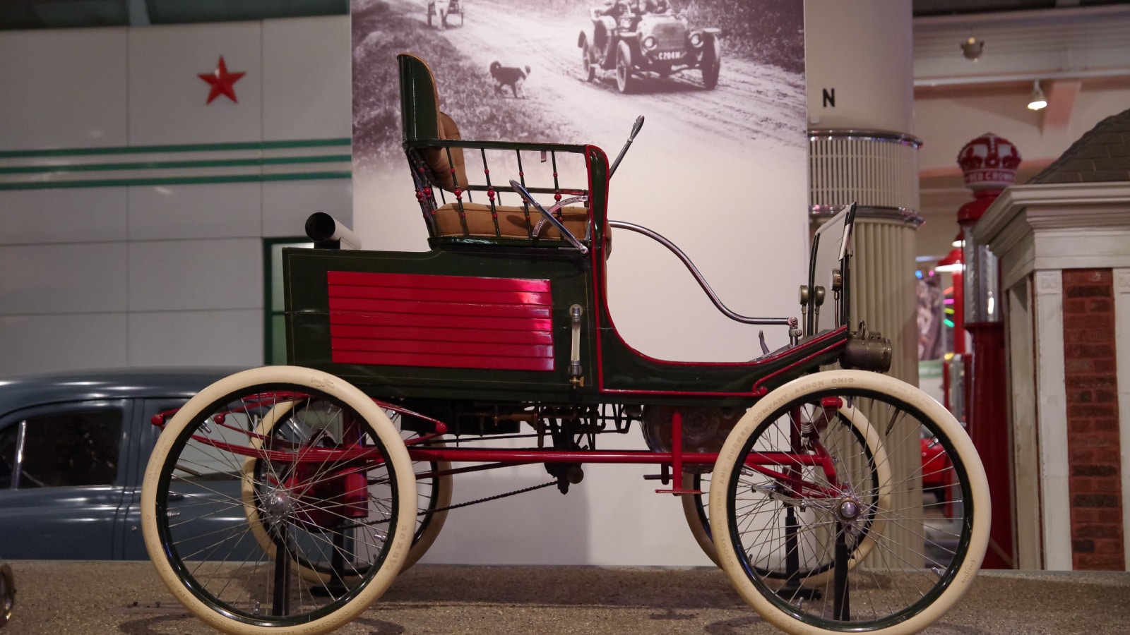 Dearborn, Mi, USA - 24 November 2018: Henry Ford Museum of American Innovation is National Historic Landmark in the Detroit suburb of Dearborn, Michigan, United States.