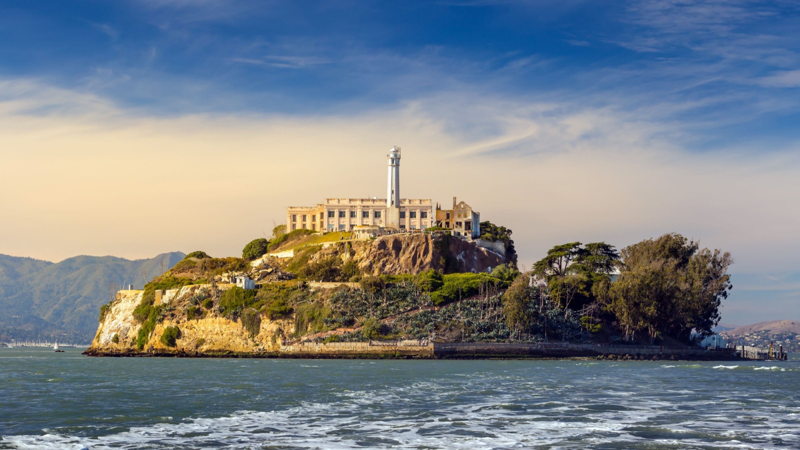 Alcatraz Island in San Francisco, USA.