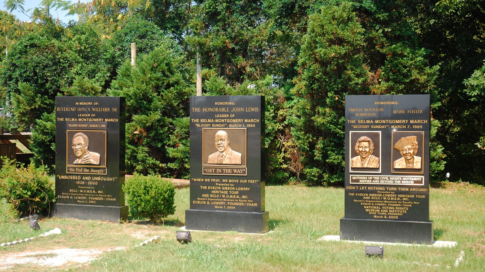 Selma, AL, USA September 14 The Bloody Sunday Memorial in Selma, Alabama, honors those killed in their civil rights march to Montgomery.