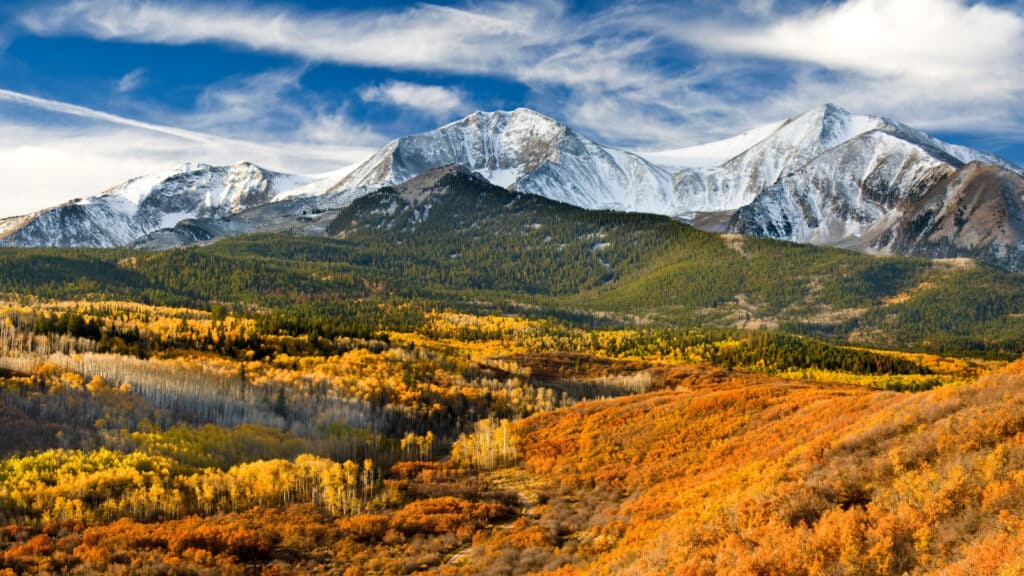 Rocky Mountain Colorado Autumn