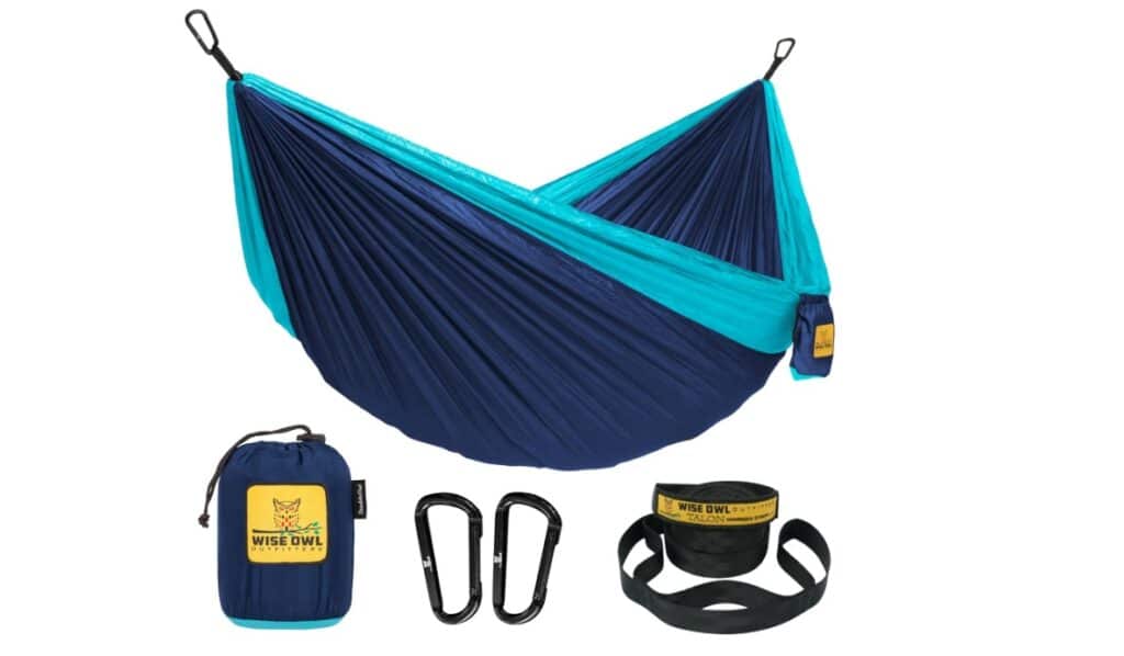 
Roll over image to zoom in
Wise Owl Outfitters Camping Hammock - Camping Essentials, Portable Hammock Single or Double Hammock for Outdoor, Indoor w/Tree Straps