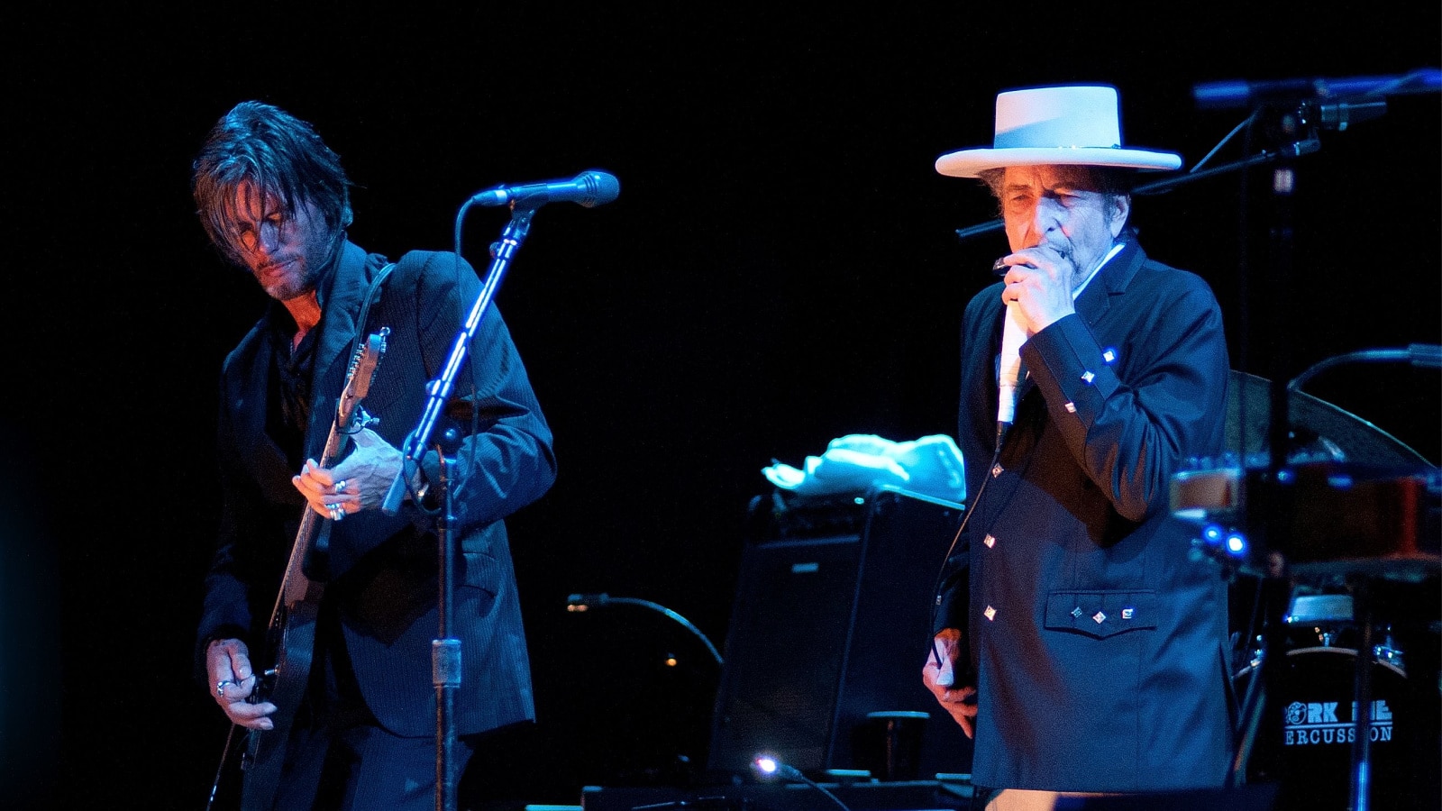 BENICASSIM, SPAIN - JULY 13: Bob Dylan performs at FIB on July 13, 2012 in Benicassim, Spain. Festival Internacional de Benicassim.