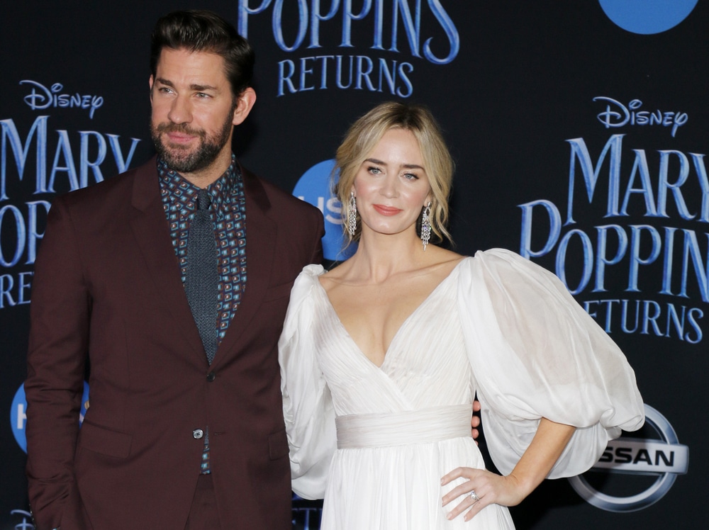 John Krasinski and Emily Blunt at the World premiere of Disney's 'Mary Poppins Returns' held at the Dolby Theatre in Hollywood, USA on November 29, 2018.