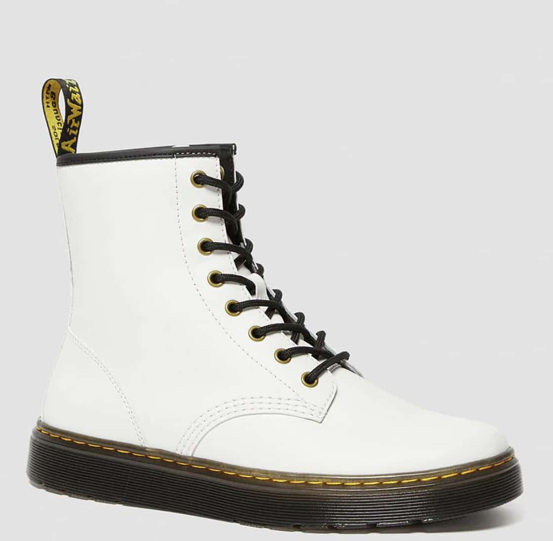 Dr. Martens | White Zavala Leather Boot - Women
Dr. Martens