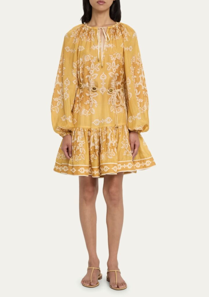 ZIMMERMANN
Raie Tiered Billow Mini Dress