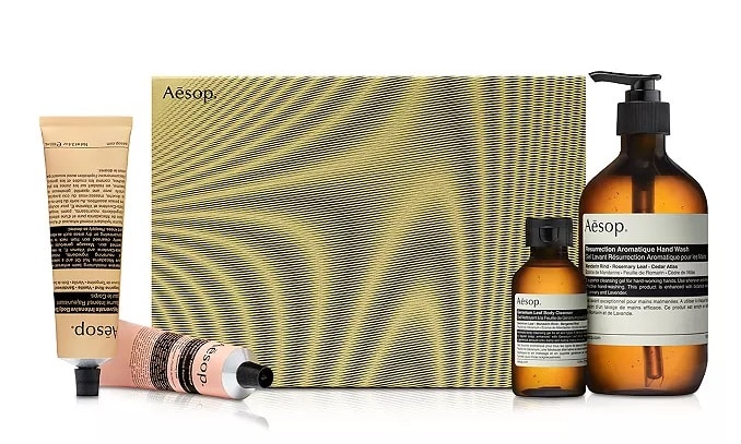 Aesop
Majestic Melodies Hand & Body Set ($179 value)