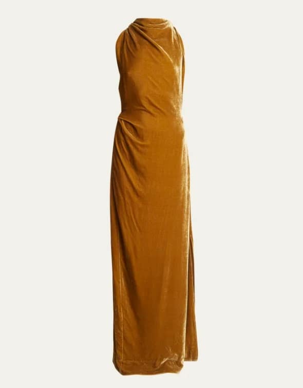 PROENZA SCHOULER
Faye Twisted Backless Velvet Gown