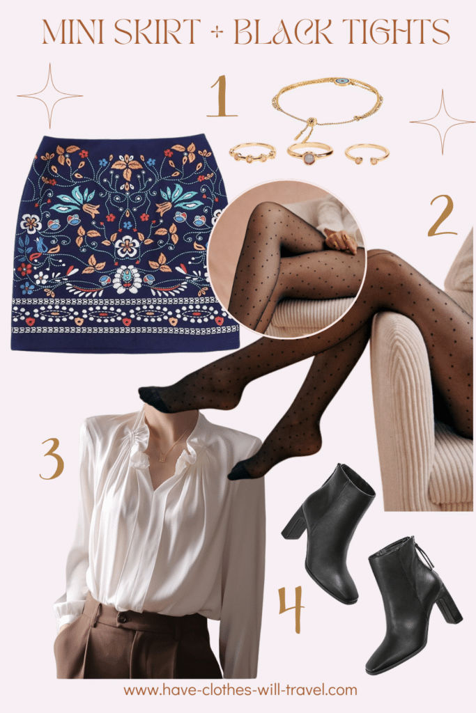 Best Outfits with Black Tights (For Fall, Winter and Spring)