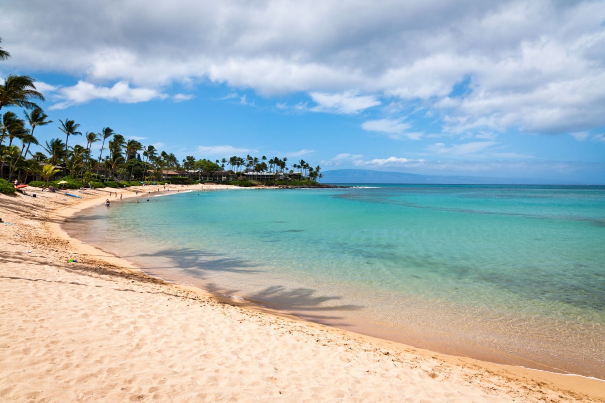 Napili beach on Maui island