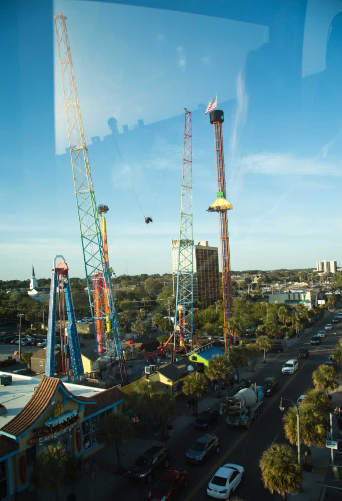 Myrtle Beach amusement park rides.