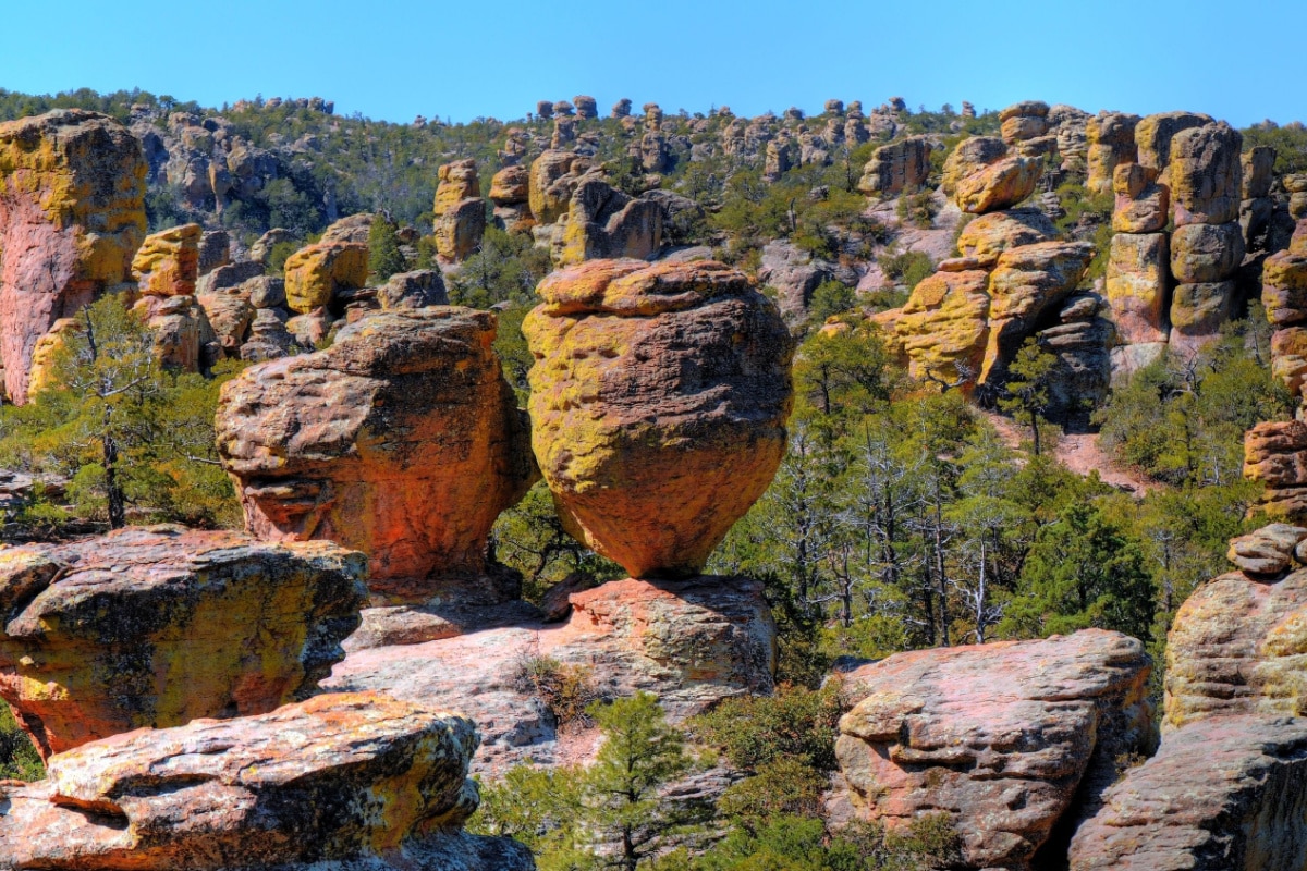 Balanced Rocks Chiricahua National Monument in Southeast Arizona