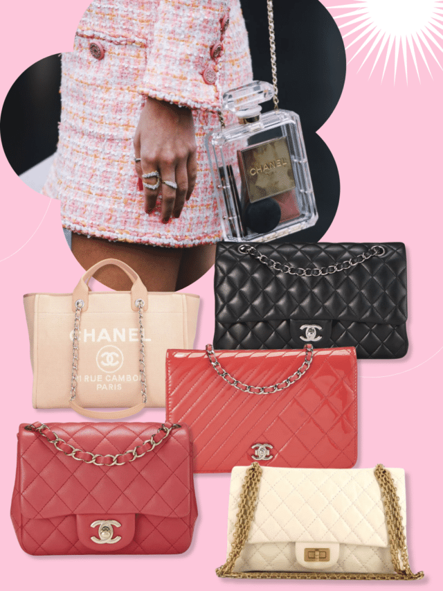 Collaged photo of the best Chanel bags to invest in