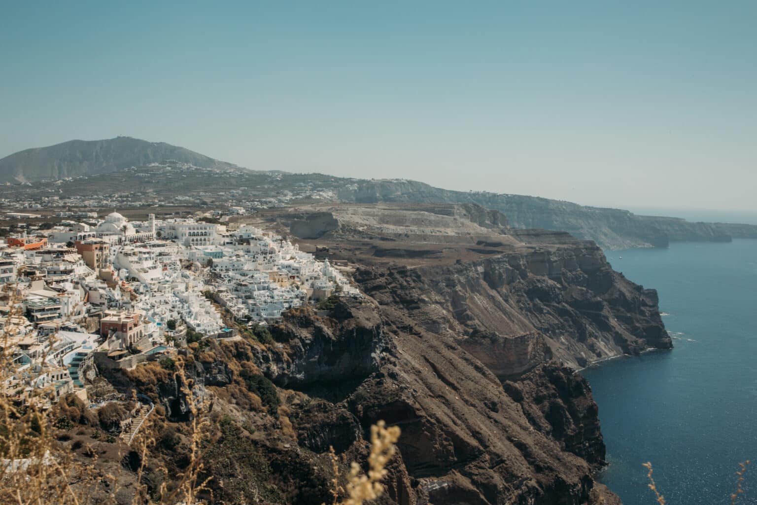 One of the views from the Fira to Oia hike.