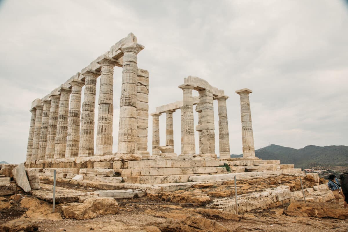 the Temple of Poseidon