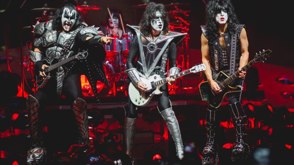 GRAND RAPIDS, MICHIGAN / USA - March 9, 2019: KISS performs live at Van Andel Arena