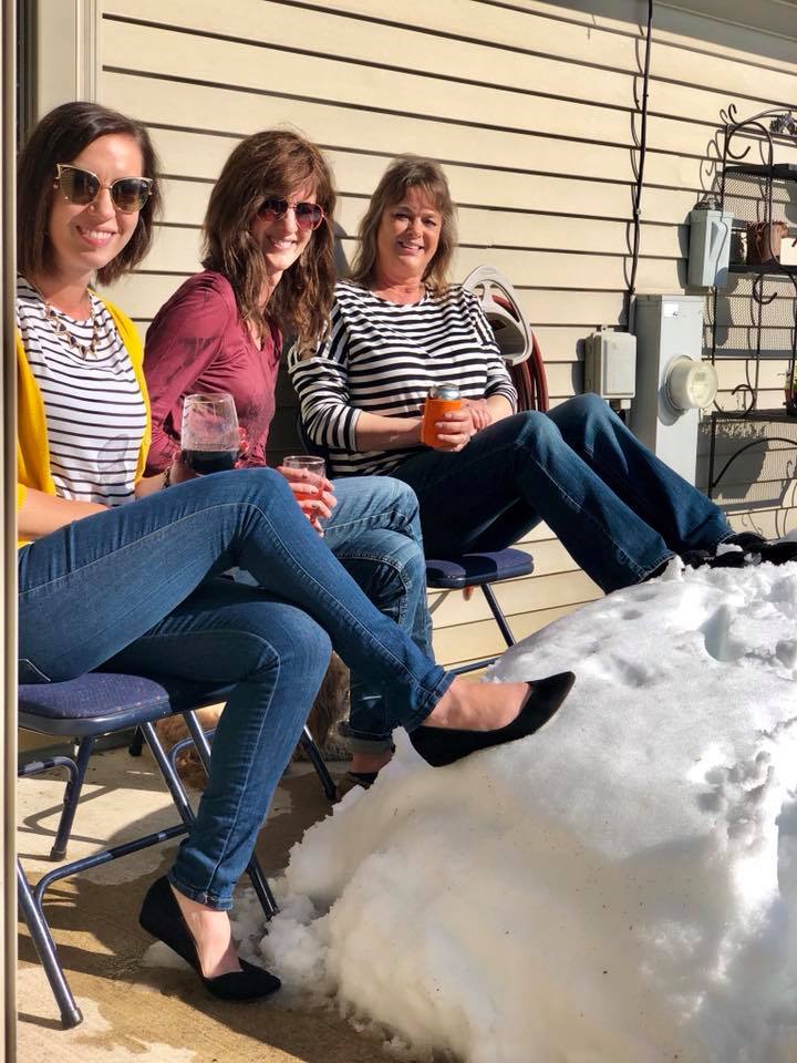 Enjoying spring in Wisconsin, lol.