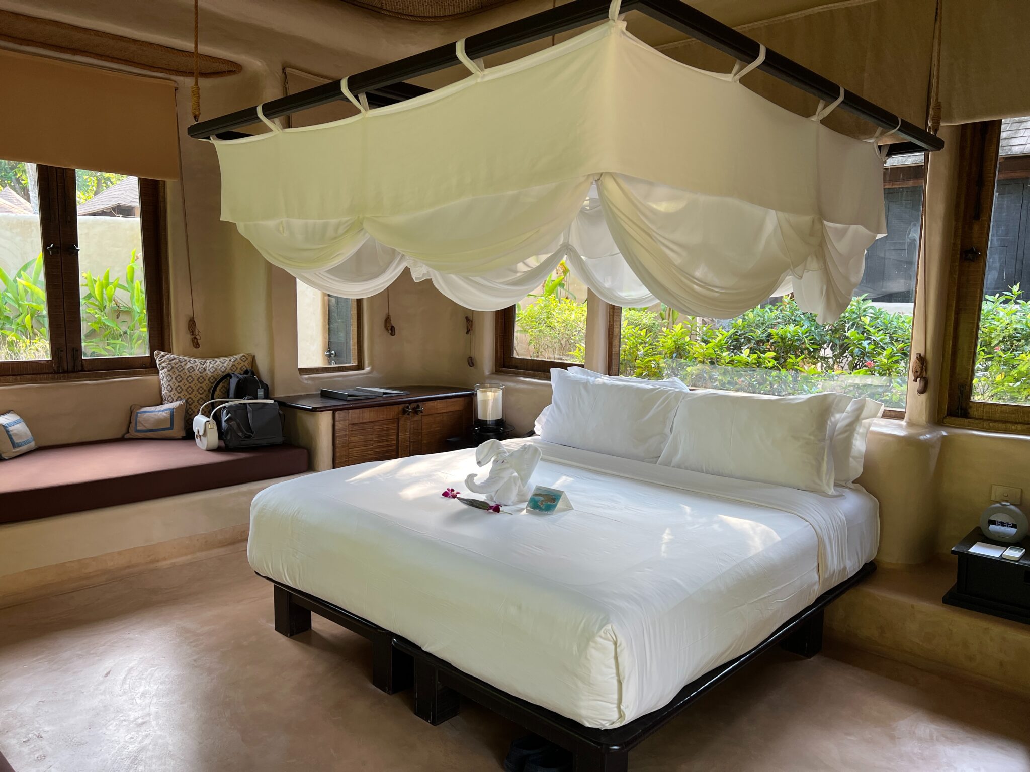 The garden view room