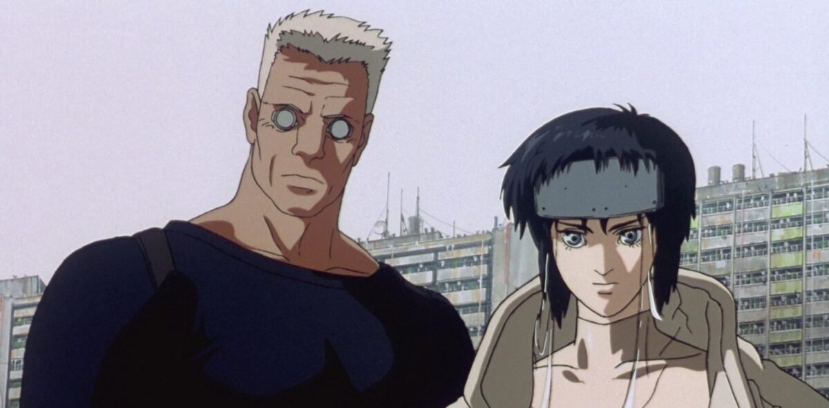 Atsuko Tanaka and Akio Ôtsuka in Ghost in the Shell (1995)