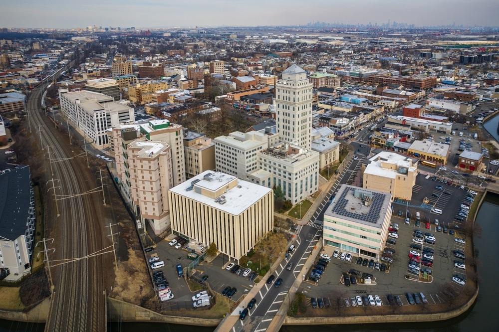 Aerial Drone of Elizabeth New Jersey