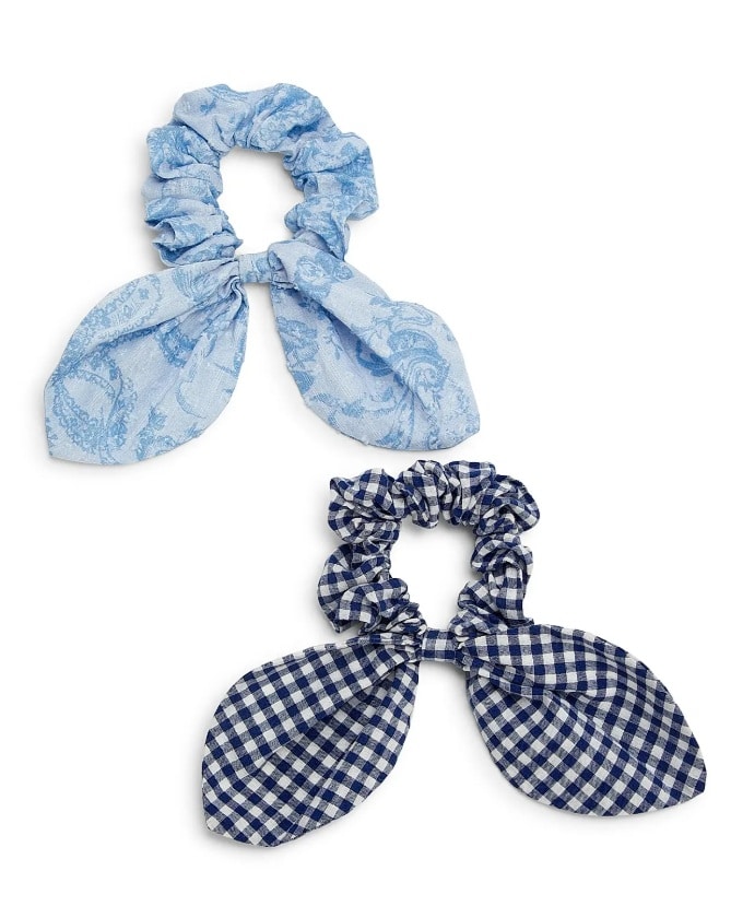 LoveShackFancy x Visit Savannah Toscana Gingham Scrunchies