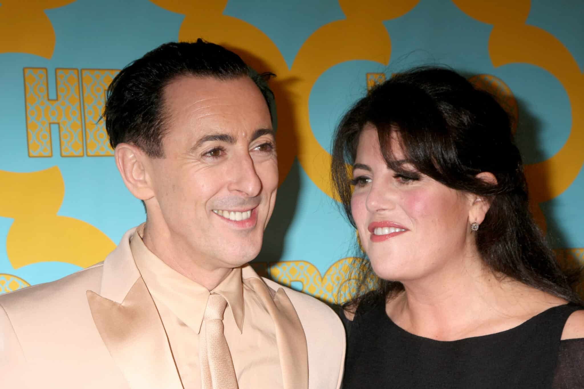 LOS ANGELES - JAN 11: Alan Cumming, Monica Lewinsky at the HBO Post Golden Globe Party at a Circa 55, Beverly Hilton Hotel on January 11, 2015 in Beverly Hills, CA