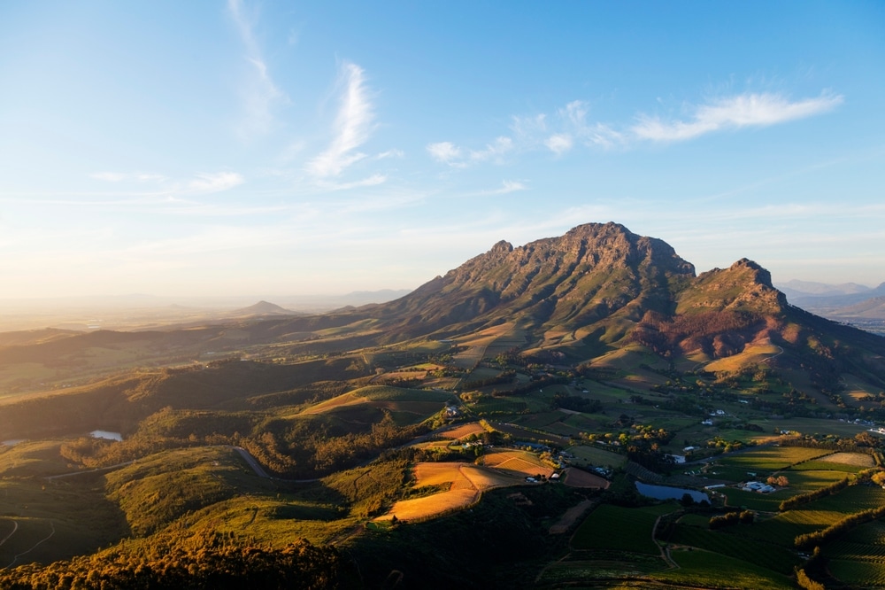 Stellenbosch, simonberg mountains, western cape, south africa, africa