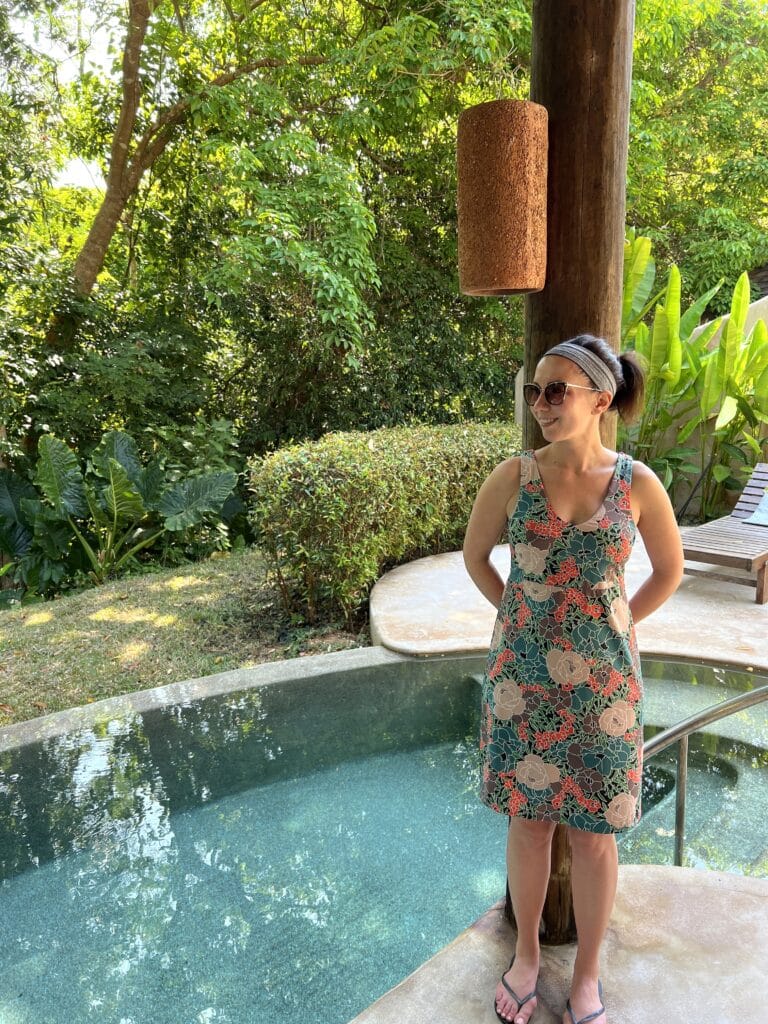 The Lyla dress worn Thailand