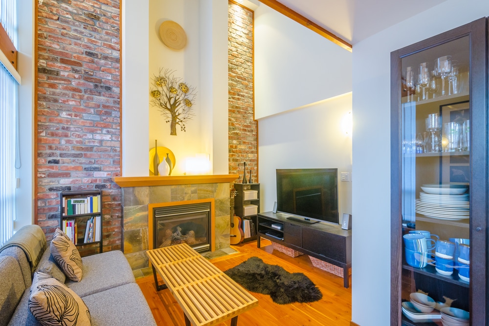 Interior design of a luxury living room