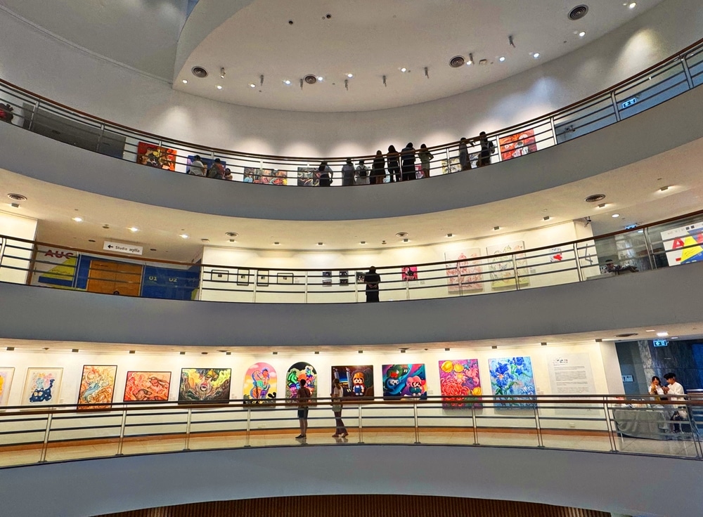 Bangkok, Thailand - September 25, 2024 : Bangkok Art and Culture Centre