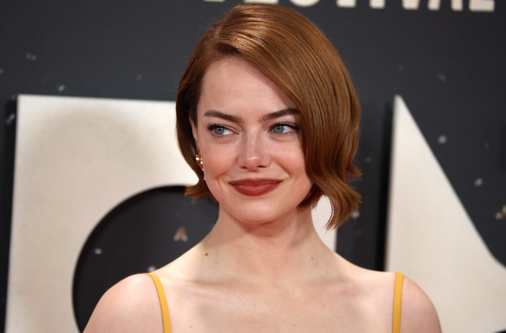 London, United Kingdom - October 10, 2025: Emma Stone attends the "Bugonia" UK premiere at the 69th BFI London Film Festival at The Royal Festival Hall.